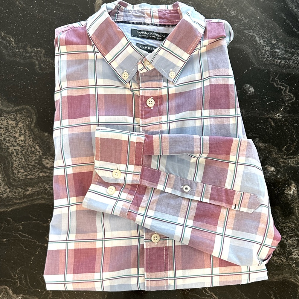 Banana Republic Men’s Long Sleeve Shirt. Size L.